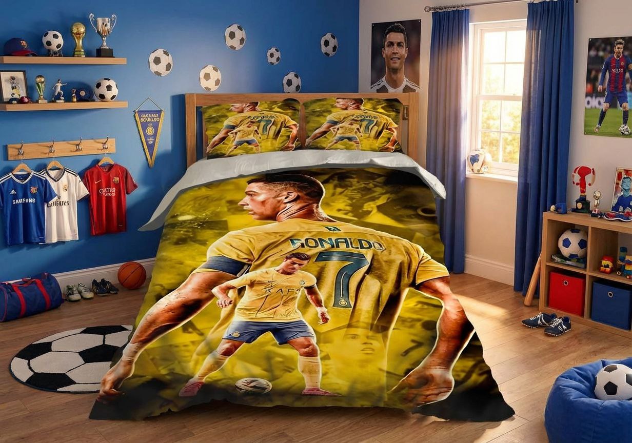 روتختی یک‌ و یک ونیم نفره طرح رونالدو (Ronaldo) - ۴تیکه