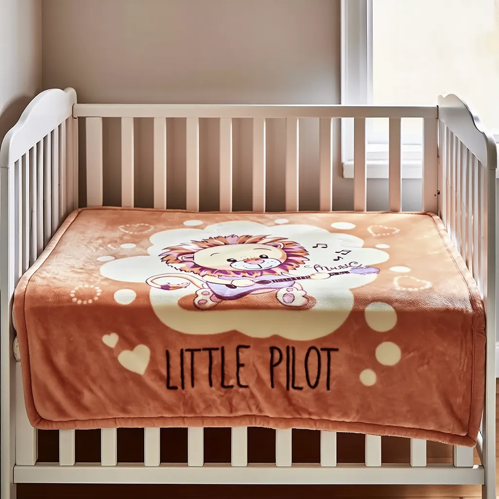 پتو نوزادو کودک لبه پهن little pilot
