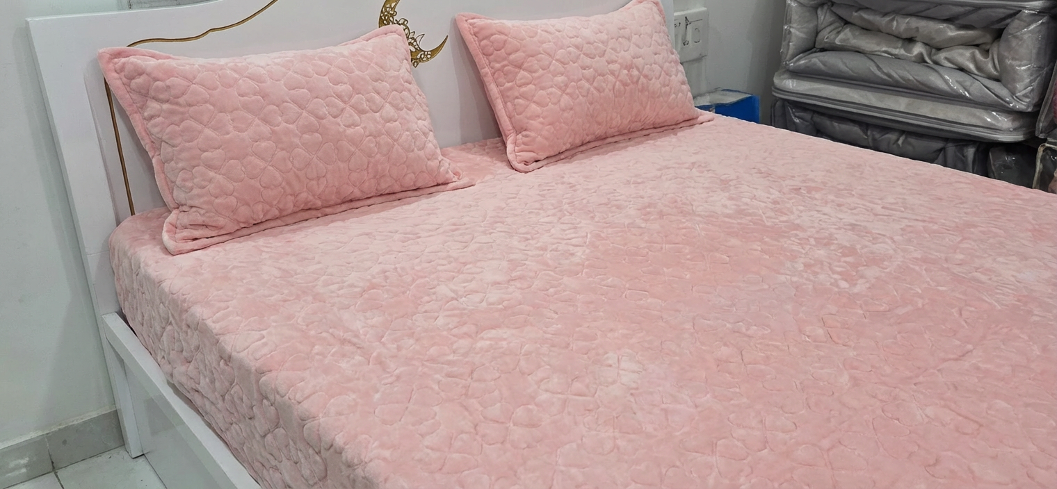 کاور تشک مخمل یک نفره(120)